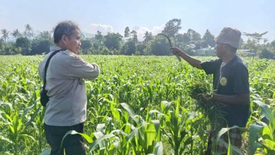 Polsek Batulayar Ajak Masyarakat Perempung Maksimalkan Lahan untuk Ketahanan Pangan