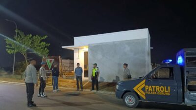 Polsek Gerung Intensifkan Patroli Kamling dan Kandang Kolektif di Desa Kebon Ayu