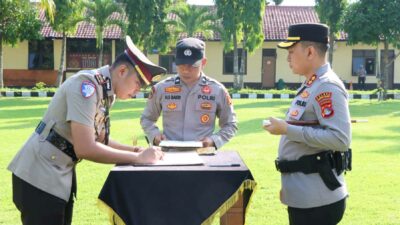 Sertijab Polres Lombok Barat: Kasat Lantas dan 3 Kapolsek Diganti